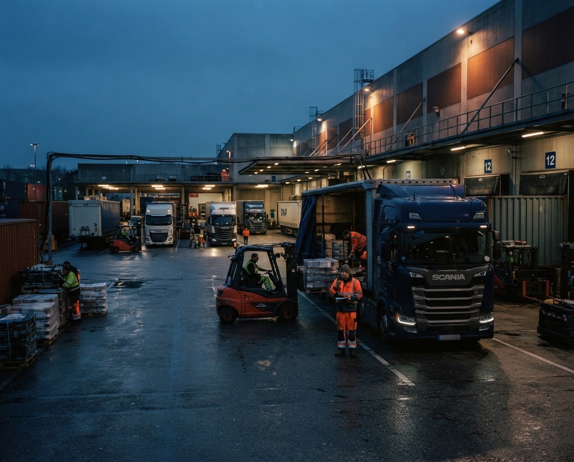 PrimeHaul freight operations at a distribution depot